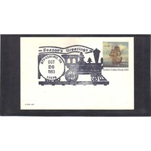 Event Greetings UX86 19c Golden Hinde (No Cachet-U/A) CV03755