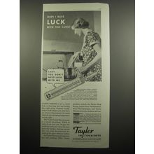 1933 Taylor Instruments Advertisement - Candy and Jelly Thermometer