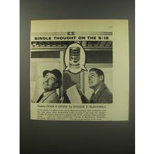 1956 Crosse & Blackwell Cock-a-Leekie Soup Ad - Single thought on the 5:15