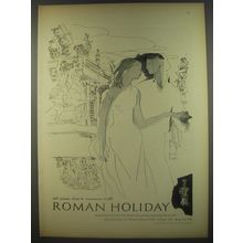 1956 Bourjois Roman Holiday Perfume Advertisement - All roads lead to romance