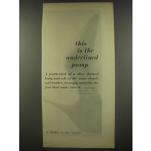 1956 I. Miller Shoes Ad - This is the Underlined Pump