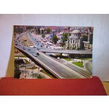 MAIN HIGHWAY, ISTANBUL, TURKEY used postcard 1983 pm =