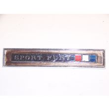 1965 PLYMOUTH SPORT FURY DOOR PANEL EMBLEM OEM #2572459