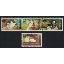 Norfolk Tropic Birds Terns Noddy Christmas strip of 3v 1980 MNH SG#254-257