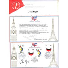 John Major Former Prime Minister Entende Cordiale Hand Signed FDC & MORE