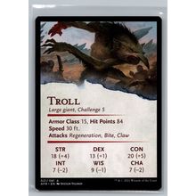 Art Series: D&D Adventures in the Forgotten Realms #21 Troll Art Card