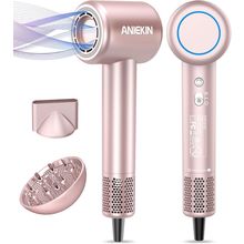 Hair Dryer, High-Speed Ionic Low Noise Blow Dryer with Brushless Motor for Fast