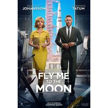 Fly Me to the Moon (2024)_2 Movie Film Poster Canvas iconic design