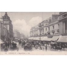 ED8 LONDON - REGENT STREET. LL PRINTED POSTCARD