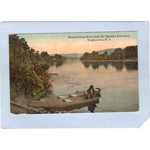 New York Binghamton Susquehanna River From St Patricks Cemetery ny_box2~508