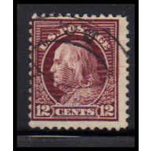 Used 512 12c Benjamin Franklin Average Plus K0307
