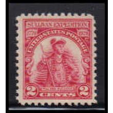 657 2c General John Sullivan Fine MNH O1595
