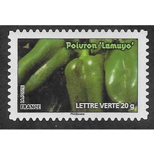 FRA 2012 ( LETTER 20g) 'GREEN VEGETABLES ' FINE USED (EBID76-179)