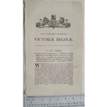 1848 Act of Parliament: Taxing Masters High Court Chancery Ireland