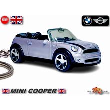 RARE KEY CHAIN SILVER NEW BMW MINI COOPER S CONVERTIBLE