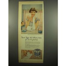 1954 Scott's Soft Weve Toilet Paper Ad - Nicer