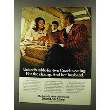 1973 United Air Lines Ad - Arnold Palmer