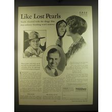 1926 Pepsodent Toothpaste Advertisement - Like Lost Pearls