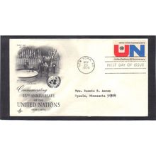 FDC Art Craft 1419 6c United Nations (Cachet-Typed/A) CV40832