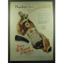 1948 Courvoisier Cognac Ad - Napoleon chose Courvoisier