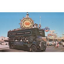 Fishermans Wharf Of San Fransisco Bus Transport USA Postcard