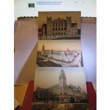 COBLENZ, KOBLENZ, GERMANY strip of 6 unused antique postcards #