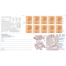 FL12a Linnean Society Left Margin Cylinder B37 P- (£1.30 Folded Booklets) NB1-7