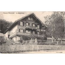 St Beatenberg Pension Riedboden German Rare Old 6166 Postcard