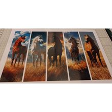 Horse Bookmarks Book Markers Gift For Reader (X5)