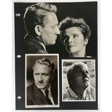 Spencer Tracy (d. '67) Signed Autographed Vintage 3.5x5.5 Photo Signature 8.5x11
