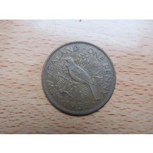 New Zealand 1952 1d Penny Coin