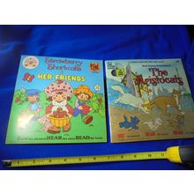 STRAWBERRY SHORTCAKE & The ARISTOCATS! Book & Record Sets $20.00 shipped!!