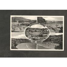 Postcard Cornwall St Ives Multiview 1959