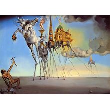 Salvador Dali - The Temptation of St Anthony Version 2 Poster Canvas Movie Film
