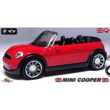 VERY RARE KEY CHAIN RED BMW NEW MINI COOPER CABRIO S