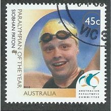AUS 2000 45c 'PARALYMPIAN OF THE YEAR - PATON' (C.T.O) FINE USED (EBID48-289)