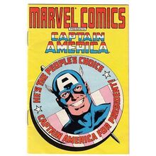 MARVEL 1987 ' mini comicCAPTAIN AMERICA ' GIVE AWAY