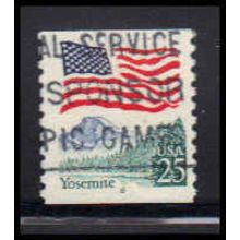Used 2280 25c U.S. Flag Fine CNS 8 PA6197