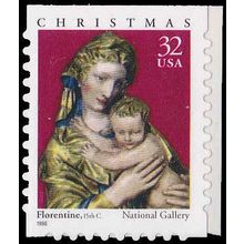 3244 32c Madonna Fine MNH BPS Top V5085