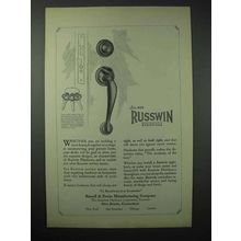 1923 Russwin Distinctive Hardware Ad