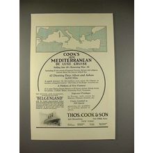 1923 Thos. Cook & Son Belgenland Cruise Ship Ad!