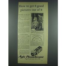 1933 Agfa Plenachrome Film Ad - Get Good Pictures