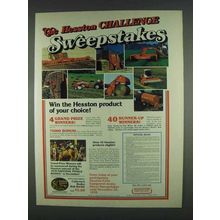1978 Hesston Farm Equipment Ad - Challenge Sweepstakes