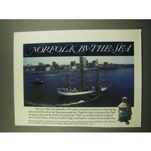 1982 Norfolk Virginia Ad - Norfolk by the Sea