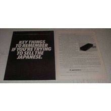 1982 Motorola Electronics Ad - Key Things to Remember