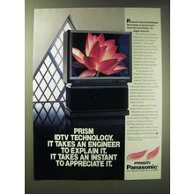 1989 Panasonic Prism IDTV Television Ad - It takes an Engineer