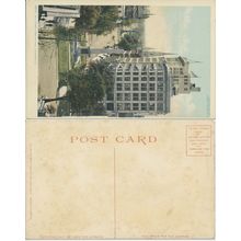 Bull Street from City Hall Savannah Orig Vintage Postcard 1900s Detroit 10577