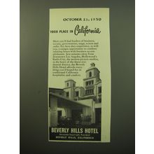 1950 Beverly Hills Hotel Ad - Your place in California