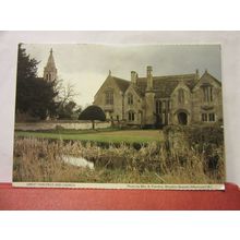 GREAT CHALFIELD MANOR AND CHURCH, WILTSHIRE. unused postcard by W. I. =