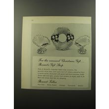 1956 Bonwit Teller Ribbon-Loop Ceramics Ad - For the unusual Christmas gift..